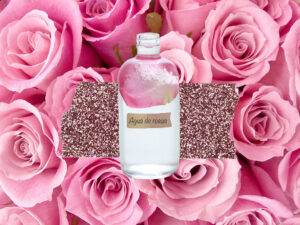 Agua de rosas 100% Bio. Bote de 125 ml